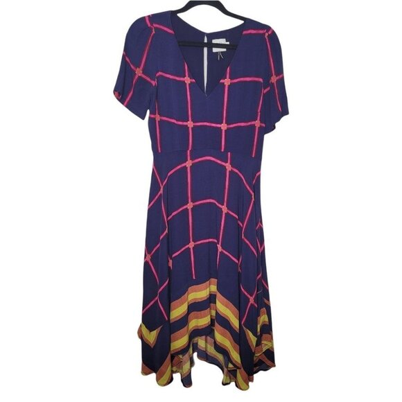 HD in Paris Dresses & Skirts - HD in Paris Anthro Handkerchief Asymmetrical hi lo short sleeve Dress size 4